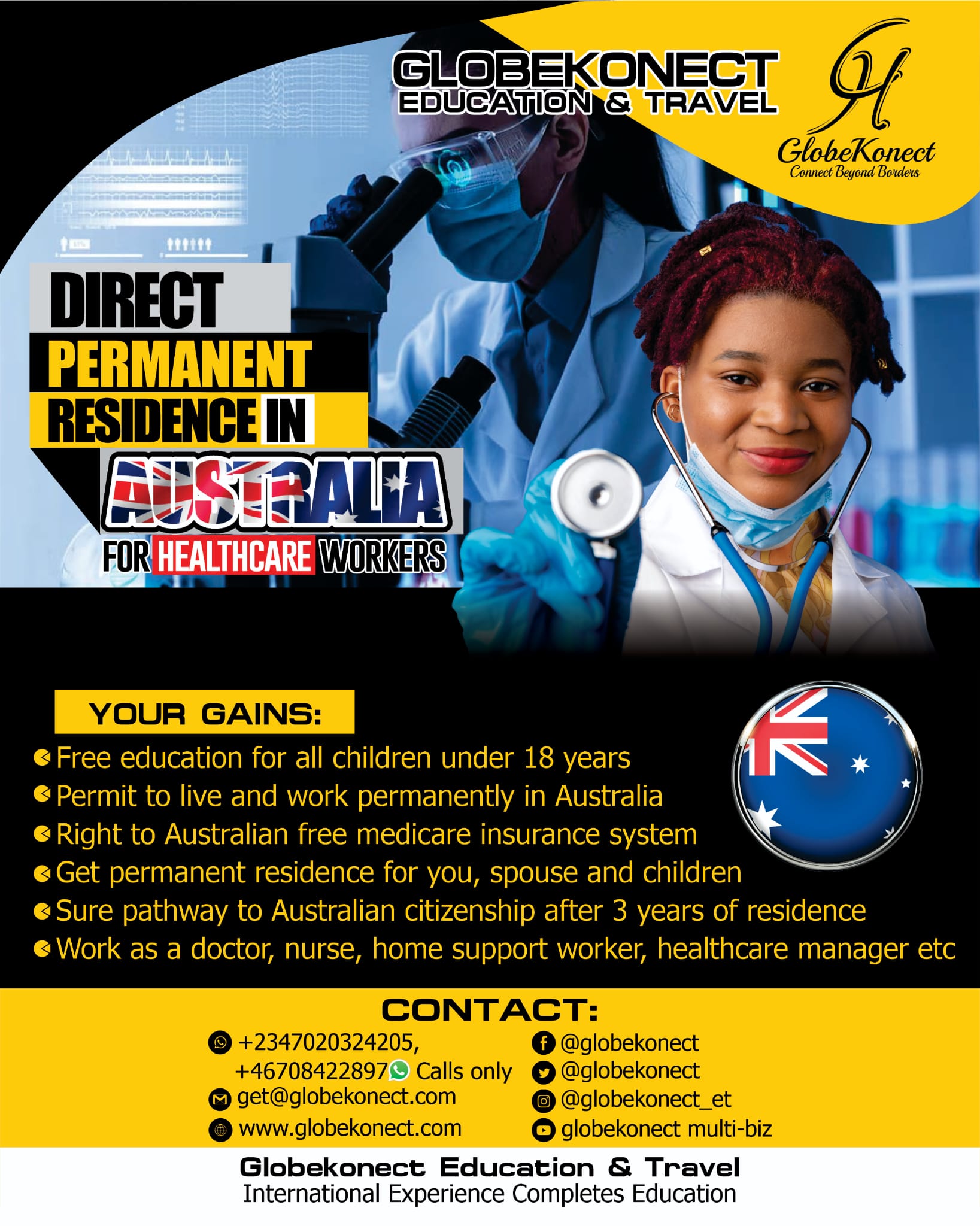 Direct Permanent Residence in Australia for Healthcare Workers