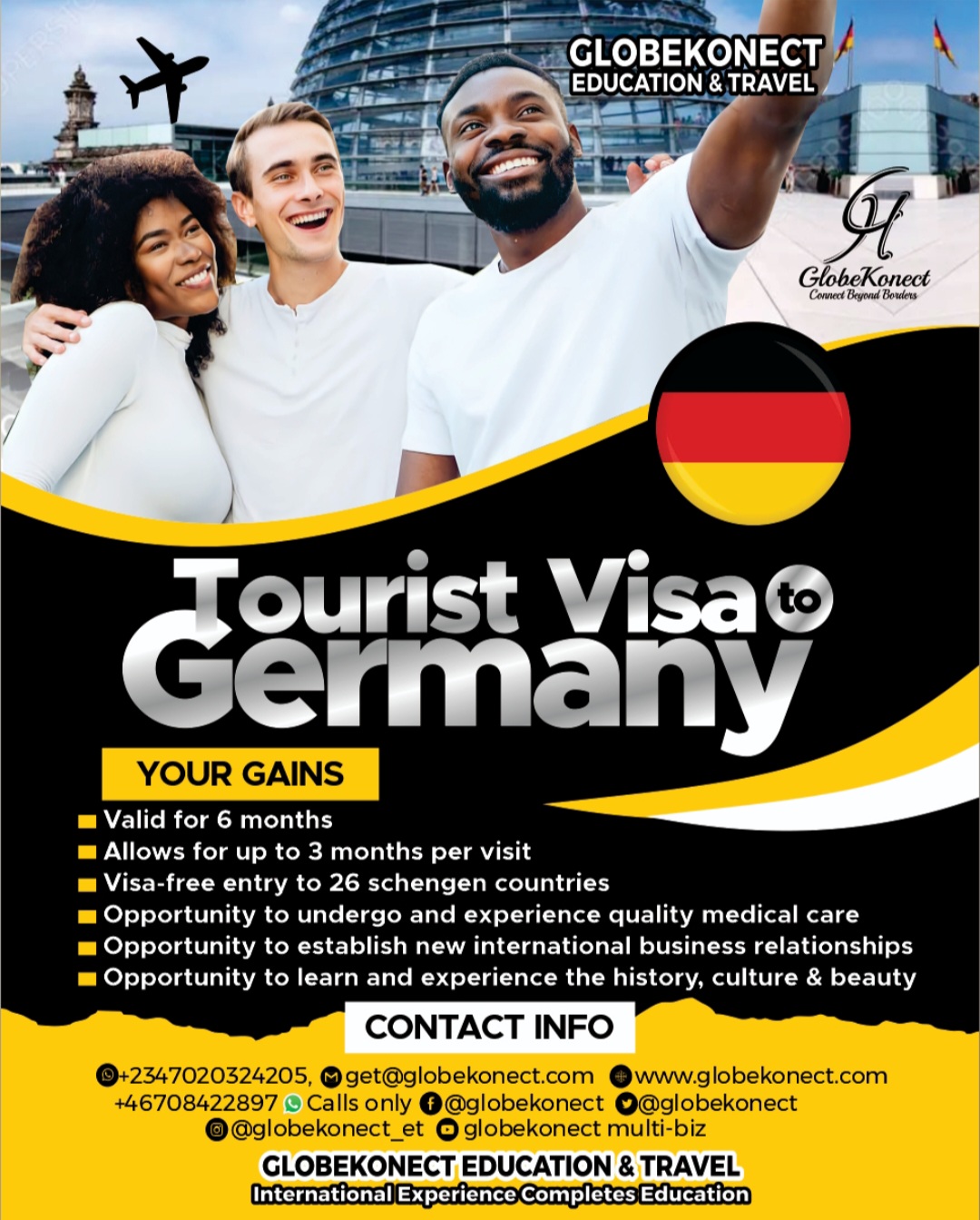 Tourist Visa to Germany