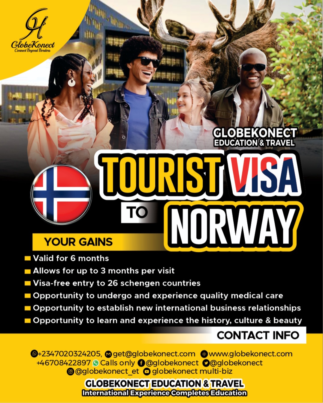 Tourist Visa to Norway