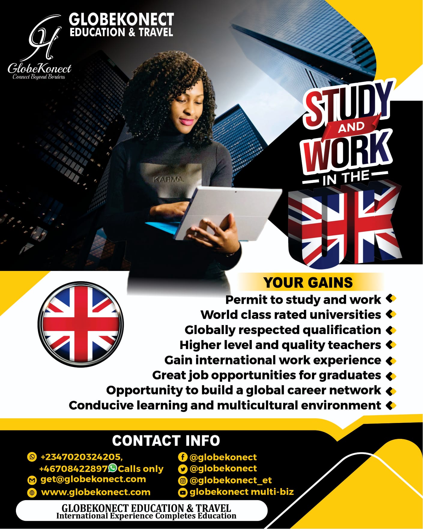 Study & Work in the U.K